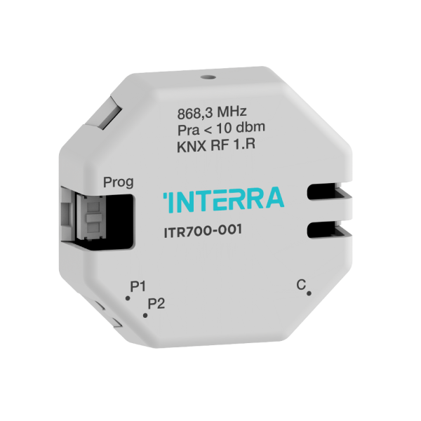 KNX RF 2 CHANNEL PUSH BUTTON INTERFACE - smart-homes.bg